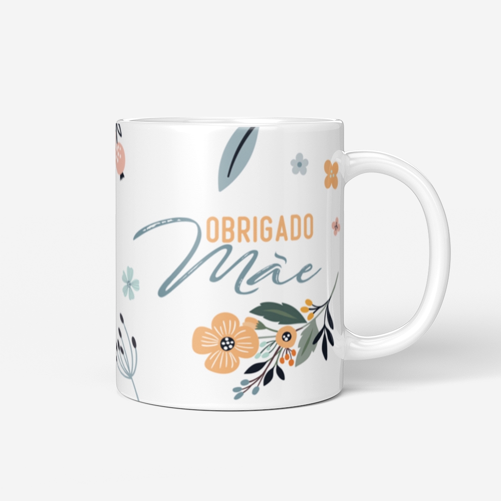 Caneca Obrigado Mãe